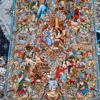 تابلو فرش دستبافت طرح سلاطین