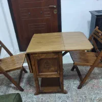 میز و صندلی تاشو دو نفره