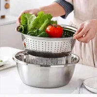 سرویس آبکش و لگن یونیک استیل ضخیم