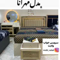 تخت خواب مدرن|تخت و سرویس خواب|اهواز, کمپلو جنوبی|دیوار
