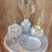 گل شمع رزین سنگ مصنوعی