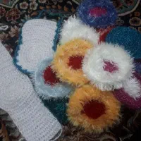 بافت اسکاج ودستگیره وسفره پاک کن ولیف