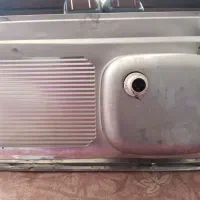 سینک ظرفشویی و شیر استیل|مصالح و تجهیزات ساختمان|مبارکه, |دیوار