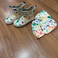 بوت با کلاه ست برند zara سایز ۲۷