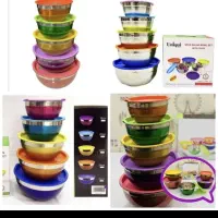 کاسه های درب دار نگهدارنده غذا رنگی استیل