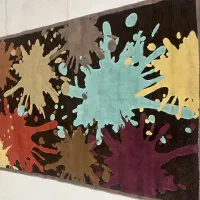 قالیچه طرح آبرنگ