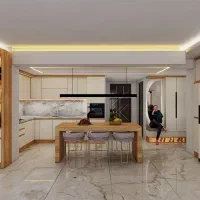 کابینت کمد درب چوبی و ضد سرقت سنگ