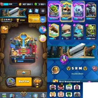 اکانت کلش رویال کاپ 9700 مفت