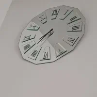 ساعت دیواری آینه ای