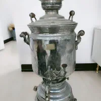 سماور بزرگ ۲۰ لیتری گازی برنج|کلکسیون اشیاء عتیقه|اسلامشهر, شهرک قائمیه|دیوار