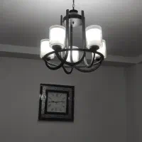 لوستر ۵ شاخه مشکی|لوستر و چراغ آویز|رباط‌کریم, نصیرشهر|دیوار
