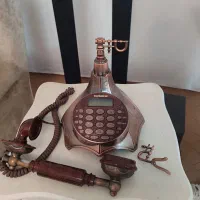 تلفن سلطنتی کلاسیک میز تلفن سفید