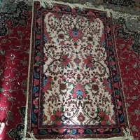 فرش دست بافت گل سرخ خامه قم|فرش|کرمانشاه, |دیوار