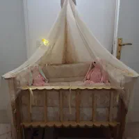 تخت گهواره ای کنار مادر ،نو|اسباب و اثاث بچه|کهریزک, |دیوار