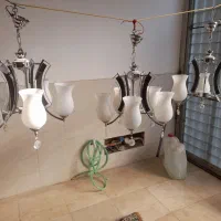 ۲عددلوستر ۵لامپی+1لوستر۳چراغی