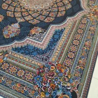 یک تخته فرش12متری سرمه‌ای رنگ|فرش|ایلام, |دیوار