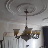 لوستر آنتیک کاسه ای|لوستر و چراغ آویز|بروجرد, |دیوار