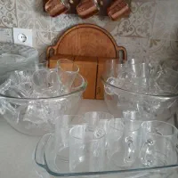 پلو خوری خورشت خوری پیش دستی بلور و آرکوپال|ظروف سرو و پذیرایی|هشتگرد, فاز ۲ مهستان|دیوار
