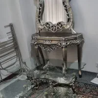 اینه وکنسول جلو مبلی ودوعدد میز عسلی|بوفه، ویترین، کنسول|چهاردانگه (تهران), |دیوار