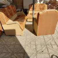 مبل راحتی ۷نفره|مبلمان خانگی و میز عسلی|صحنه, |دیوار