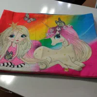 روبالشتی مخمل پورشه سه بعدی