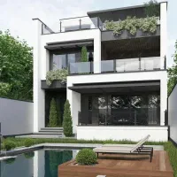 فرشته ویلا نوساز ۷۰۰متر بنا در ۱۰۰۰متر زمین استخر