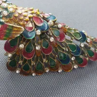 طاووس طلایی دکوری