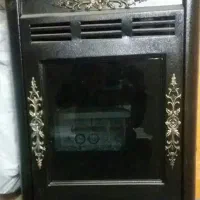 بخاری گاز سوز سبلان در حد نو، خیلی زیبا و تمیز