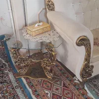 مبل‌هفت‌نفره‌بامیز‌عسلی|مبلمان خانگی و میز عسلی|تربت‌حیدریه, کاشانی|دیوار