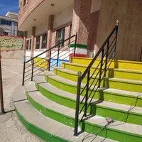 نصب نرده استیل واستاتیک برای راه پله بالکن پشت بام|خدمات پیشه و مهارت|بیجار, |دیوار