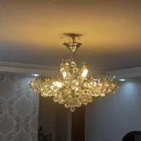 لوستر کریستالی ۲ جفت