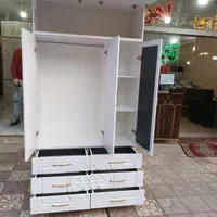 کمد لباس ۳ تکه عرض ۱۵۰ شرکتی با ضمانت|جاکفشی، کمد، دراور|الوند, |دیوار