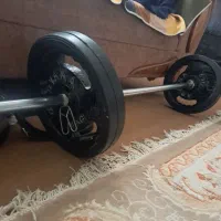 هالتر وزنه۱۰ کیلویی وگیره