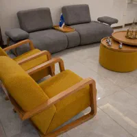 مبل تخت خوابشو نیم ست با باکس ارسال فوری|مبلمان خانگی و میز عسلی|قم, قلعه صدری|دیوار