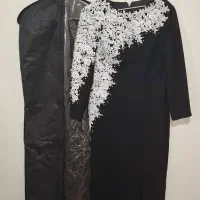 لباس مجلسی ، مانتو مخمل عبایی، کفش مجلسی