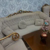 ست مبلمان ۷نفره باناهارخوری ۸نفره همراه میزوسط|مبلمان خانگی و میز عسلی|تهران, حکیمیه|دیوار