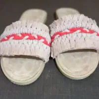 صندل مکرومه|کیف، کفش، کمربند|بروجرد, |دیوار