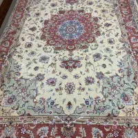 (فرش حق زاده)جفت فرش۶متری۴۰رج علیا گل ابریشم|فرش|تبریز, |دیوار