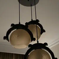 لوستر چوبی|لوستر و چراغ آویز|تهران, شهرک آزمایش|دیوار