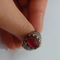 انگشتر نقره سنگ عقیق مردانه