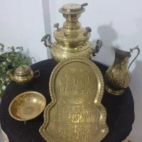 سماور برنز زغالی