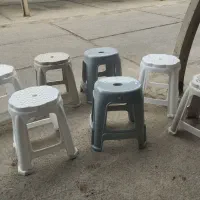 چهارپایه پلاستیکی بلند کوتاه|صندلی و نیمکت|گرگان, |دیوار