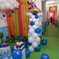 ریسه بادکنک جشن قرآن و جشن اب|اسباب‌‌بازی|مشهد, انقلاب|دیوار