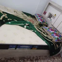 تخت خواب دو نفره سالم به خاطر جابه جایی میفروشم|تخت و سرویس خواب|رباط‌کریم, رباط‌کریم|دیوار
