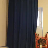 یک جفت پرده مخمل کاملا نو و سالم|پرده، رانر، رومیزی|شاندیز, |دیوار