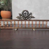 گارد برنزی شومینه