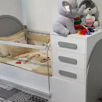 سرویس خواب کودک|تخت و سرویس خواب|مشکین‌دشت, |دیوار