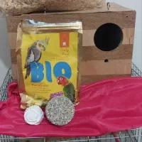 قفس پرنده ۱۰۳۳ بزرگ کامل لانه غذا