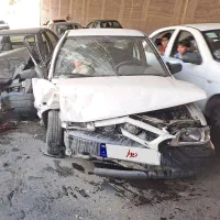 پراید مدل 84 تصادفی