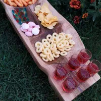 مزه خوری چوبی|ظروف سرو و پذیرایی|قم, کاسه گران|دیوار